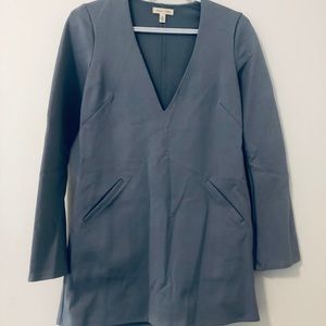 Silence + Noise pastel blue mini dress